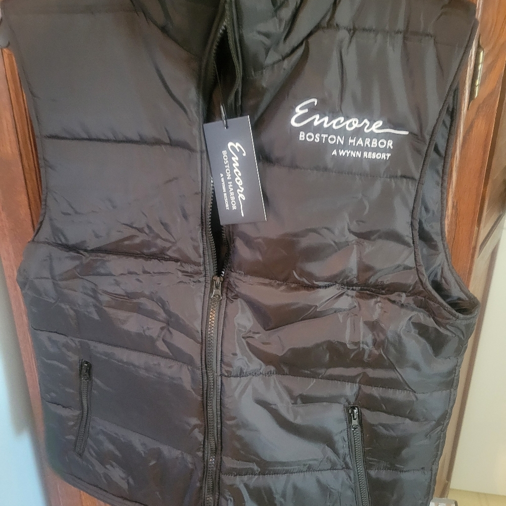 Encore Boston Harbor Black Puffer Vest